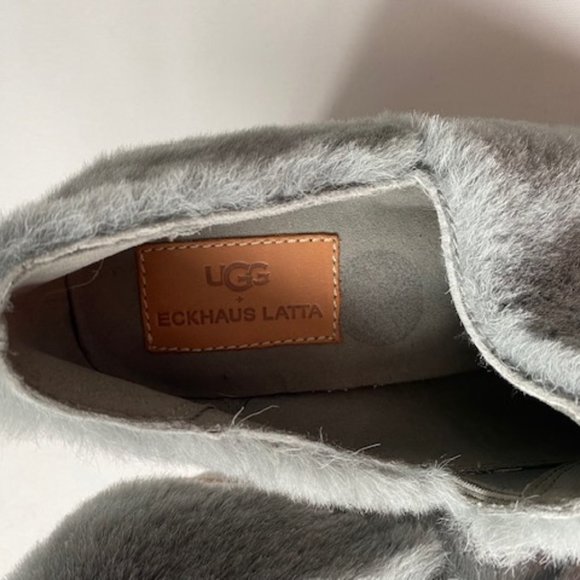UGG X Eckhaus Latta Court Not Clog Grey Toscana Shoes Grey - Picture 11 of 12